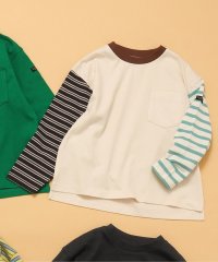 BREEZE/WEB限定  無地ボーダー長袖Tシャツ/506882775