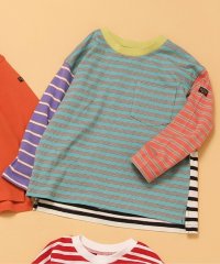 BREEZE/WEB限定  無地ボーダー長袖Tシャツ/506882775