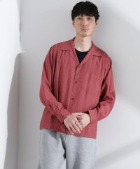 NANO universe/小紋オープンカラーシャツ　長袖/507727746