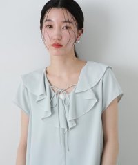N Natural Beauty Basic/バイカラーフレアブラウス/507905781