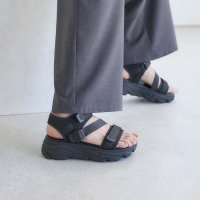 noyau/ノヤウ noyau トリプルベルクロ厚底スポーツサンダル/507934518