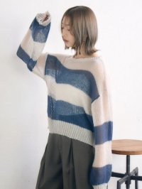 RETRO GIRL/レトロガール RETRO GIRL モヘアボーダーNT/507934881