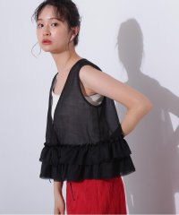 N Natural Beauty Basic/フリルレイヤードジレ/507935786