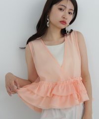 N Natural Beauty Basic/フリルレイヤードジレ/507935786