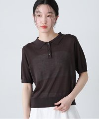 N Natural Beauty Basic/シアーポロニット/507935796