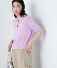 N Natural Beauty Basic/シアーポロニット/507935796