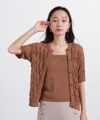 N Natural Beauty Basic/透かし編みニットアンサンブル/507935797