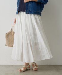 BEARDSLEY/シアーストライプギャザースカート/507936207