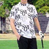 TopIsm/トップイズム TopIsm ゴルフウェア モックネックシャツ メンズ GIORNO SEVEN ジョルノセブン ハイネックTシャツ 半袖 トップス 総柄 ロゴ /504801292