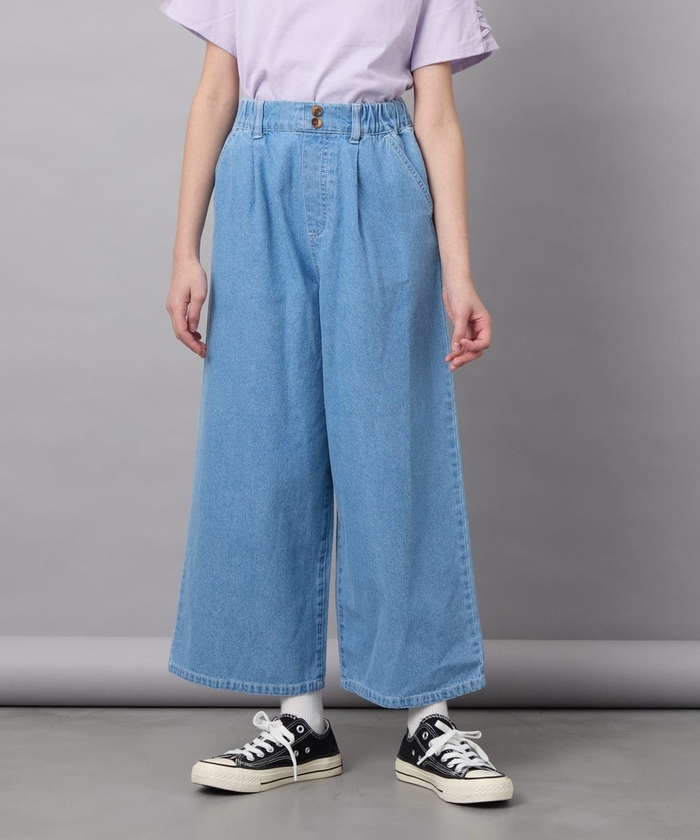 サルエルパンツ(ブルー・ネイビー・青色)のファッション通販 - d