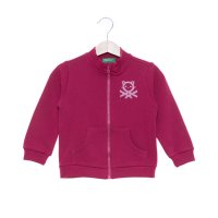 UNITED COLORS OF BENETTON/ユナイテッド カラーズ オブ ベネトン UNITED COLORS OF BENETTON. キッズブランドロゴグリッタープリントフルジップフロントポケットスウ/507927995