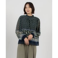 BRODIAEA/ブローディア BRODIAEA スモック刺繍シフォンブラウス/507932332