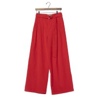 UNITED COLORS OF BENETTON/ユナイテッド カラーズ オブ ベネトン UNITED COLORS OF BENETTON. JCC共布ベルト付きセンタープレスフレアパンツ/507933107