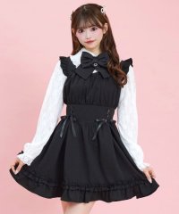 Secret Honey/シークレットハニー Secret Honey レース袖ウエストレースアップワンピース/507934174