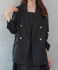 CENEA/セネア CENEA CENEA 【選べる】金ボタンテーラードジャケット(ゆったりシルエット)＋キャミワンピース セット（フレア／Iライン／マーメイド）[高身長サ/507934495