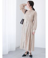 Te chichi TERRASSE/切替サイドプリーツワンピース/507937391