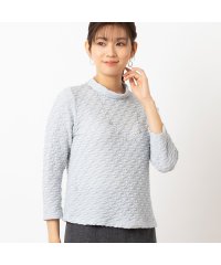 LOBJIE/【洗える・日本製】タックジャカードカットソー/507937527