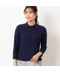 LOBJIE/【洗える・日本製】タックジャカードカットソー/507937527