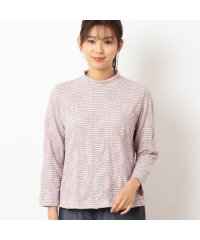 LOBJIE/【洗える・日本製】シャーリングジャカード カットソー/507937528