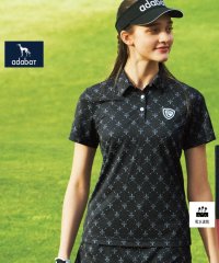 adabat/【新レーベル ADABAT NAVY】吸水速乾 フルールドリスポロシャツ/507937652