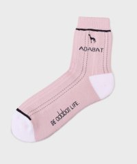 adabat/ストライプメッシュショートソックス/507937772
