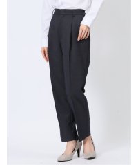 m.f.editorial/エムエフエディトリアル m.f.editorial ストレッチウォッシャブル ウール混 テーパードパンツ 紺(セットアップ可能)/507937807