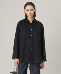 ICB（LARGE SIZE）/【洗える】オーガンコンビシャーティング シャツ/507944164