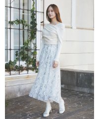 CELFORD/カシュクールニットコンビワンピース/507944279