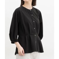 Honeys/ハニーズ Honeys 7分袖ペプラムトップス トップス カットソー ペプラムトップス ハニさら 大きいサイズ オフィス きれいめ ペプラム UVカット レディ/507944339