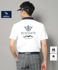 adabat/【新レーベル ADABAT NAVY】UVカット/吸水速乾 ドライカノコバイカラーポロシャツ/507944347
