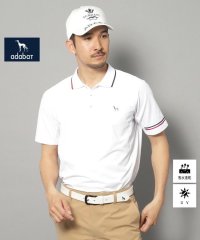 adabat/【新レーベル ADABAT NAVY】UVカット/吸水速乾 ドライカノコラインポロシャツ/507944352