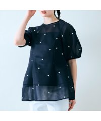 Audie a Muses/ハート刺繍メッシュブラウス/507944509