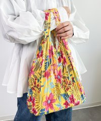 SEU/エスイーユー SEU 全10色！花柄シャーリング絞りバッグ エコバッグ/507944564