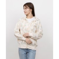 JEMORGAN/ジェーイーモーガン JEMORGAN HANA柄ワッフルラグランドルマンスリーブジップパーカー //505483796
