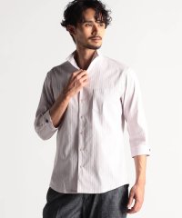 NICOLE CLUB FOR MEN/リバーシブルドビー　7分袖スタンドカラーシャツ/507777921