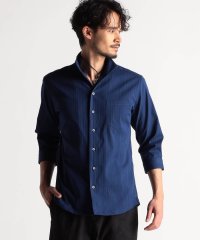 NICOLE CLUB FOR MEN/リバーシブルドビー　7分袖スタンドカラーシャツ/507777921