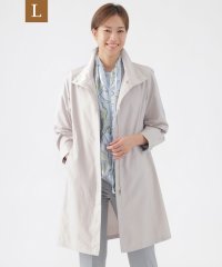 TRANS WORK(L)/【L】【はっ水】【ウォッシャブル】メモリッシュタッサースタンドカラーコート/507898295