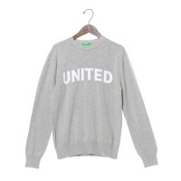 UNITED COLORS OF BENETTON/ユナイテッド カラーズ オブ ベネトン UNITED COLORS OF BENETTON. フロントロゴクルーネックコットンニット・セーター/507932414