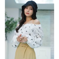 Noela/ノエラ Noela 刺繍2WAYブラウス/507934571