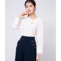 Noela/ノエラ Noela アシメドレープブラウス/507934573