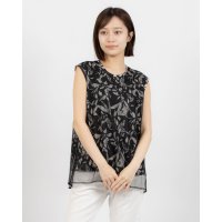 Anna Nicola/アンナニコラ Anna Nicola チュールシアープリントブラウス/507944731