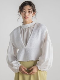 Droite Lautreamont/ドロワット ロートレアモン Droite lautreamont バタフライヤーンビスチェ≪手洗い可能≫/507945083