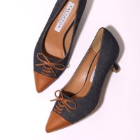 TALANTON by DIANA/タラントン バイ ダイアナ TALANTON by DIANA レースアップミドルヒールパンプス/507945298