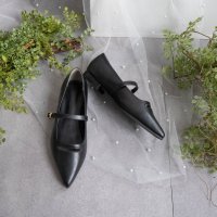 FABBY FABBY./ファビーファビー FABBY FABBY. ポインテッドスリットデザインフラットパンプス/507945406