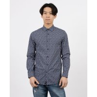 UNITED COLORS OF BENETTON/ユナイテッド カラーズ オブ ベネトン UNITED COLORS OF BENETTON. 総柄スリムコットン長袖シャツ/507945551