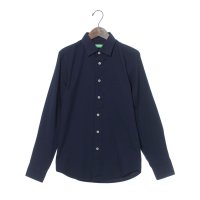 UNITED COLORS OF BENETTON/ユナイテッド カラーズ オブ ベネトン UNITED COLORS OF BENETTON. ロゴ刺繍コットン長袖シャツ/507945570