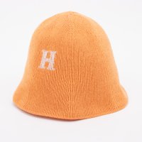 HOMEGAME/ホームゲーム HOMEGAME HOMEGAME － H LOGO COTTON KNIT HAT Lt.ORANGE【HG241415】/507946039