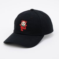 HOMEGAME/ホームゲーム HOMEGAME HOMEGAME － BABY DAD CAP BEAR BLACK/RED【HG241419】/507946042