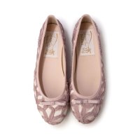 Launa lea/ラウナレア Launa lea 【25SS】【数量限定】フラワーシフォンラウンドトゥバレエシューズ(B1605A)/507946857