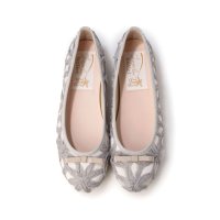 Launa lea/ラウナレア Launa lea 【25SS】【数量限定】フラワーシフォンラウンドトゥバレエシューズ(B1605A)/507946857